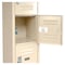 Global Industrial Six Tier Locker, 12x18x12, 6 Door, Unassembled, Tan 269690TN - alternate 6